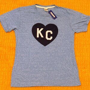 Vintage Charlie Hustle Heart of KC T-Shirt Kansas City Adult Medium Royals